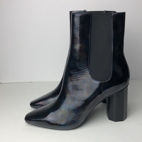Donald J Pliner Iridescent Sleek Heeled Ankle Boots 7.5 - Picture 7 of 12